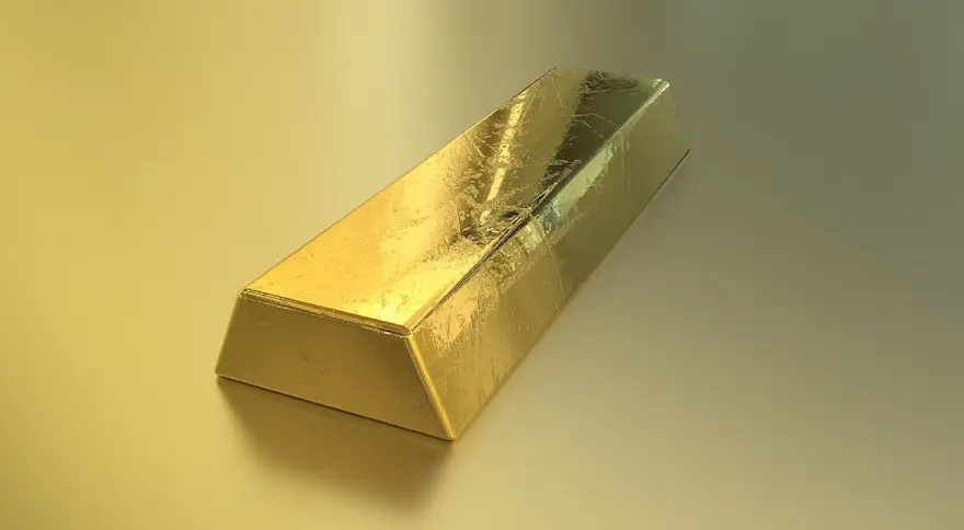 Einzelner Gold Barren